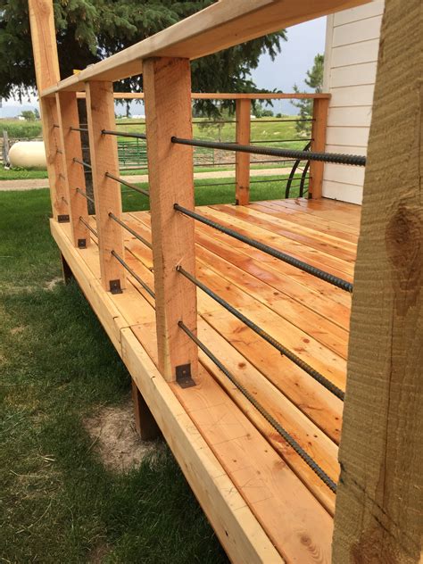 Vertical Wood Deck Railing Ideas