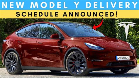 Teslas New Model Y Delivery Schedule Announced And More Updates Youtube