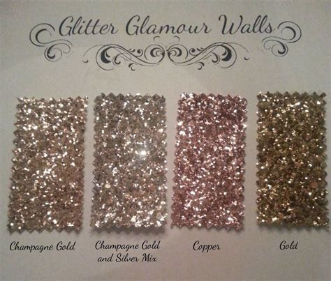 A Small Wall Decorated With Glitter Wallpaper In A Bedroom