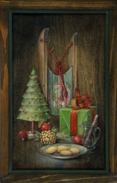 Prudy Vannier Cda Decorative Painting Painting Crafts Christmas