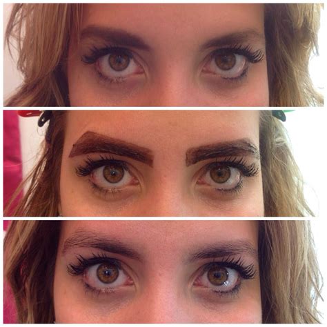 Before During Tint And After Gorgeous Transformation And It Only Takes Minutes Brow Bar