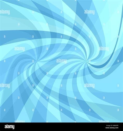 Double Spiral Background Vector Graphic From Rays In Light Blue Tones