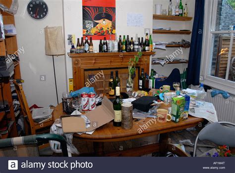 Messy Room After Party Student Messy Stock Photo Royalty Free Image