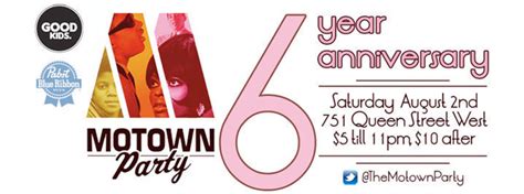 motown party 6 year anniversary