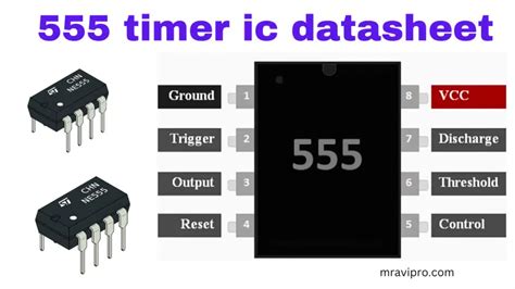 Ne555 Timer Ic Datasheet Full Details Pdf Download Free Mravipro