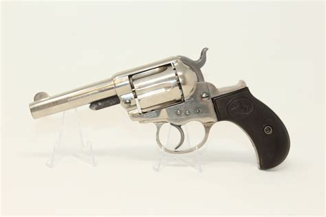 Colt Etched Panel Model 1877 Lightning Double Action Revolver With