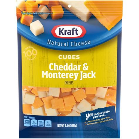 Kraft Cheddar And Monterey Jack Cheese Cubes 64 Oz Instacart