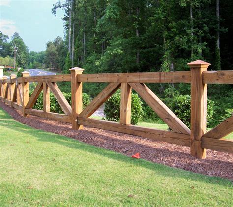 Wood Farm Fence Ideas Woodsinfo