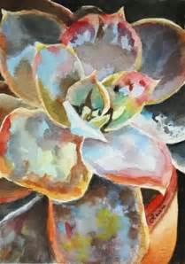 Daily Paintworks Colorful Succulent Original Fine Art For Sale