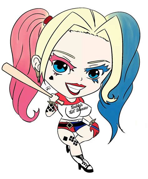 Harley Quinn Chibi By Artbytsiii On Deviantart