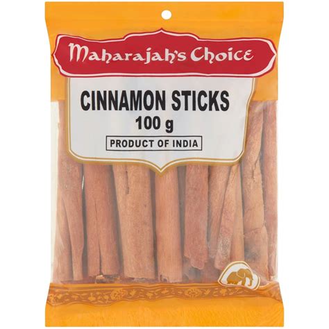 Maharajahs Choice Cinnamon Quills 100g Woolworths