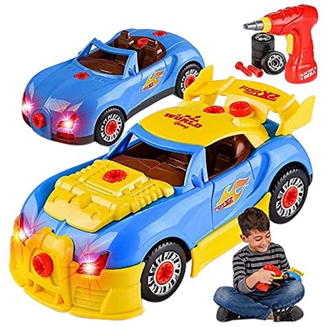 Sidedeal Hakol Kids Take Apart Racing Car Toy Construction Play Set