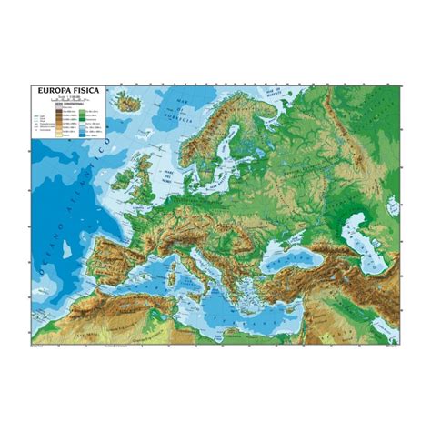 Di seguito ne trovi due, quella fisica e quella politica, che puoi ingrandire e stampare. Carta geografica murale europa 100x140 scolastica ...