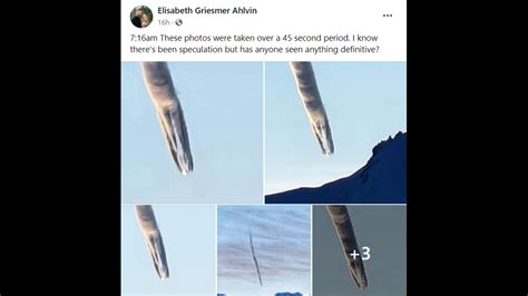 Strange Cloud Seen Over Alaska Ignites Theories Of Ufo Crashes And