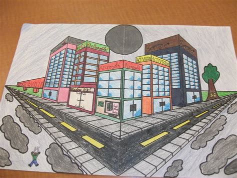 The Colorful Art Teacher Linear Perspective