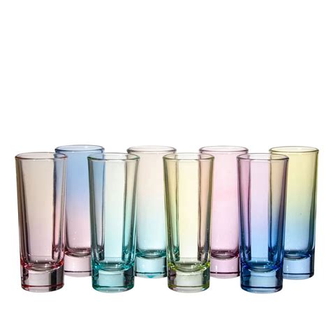 Multi Colored Mini Bar Glassware Shot Glasses