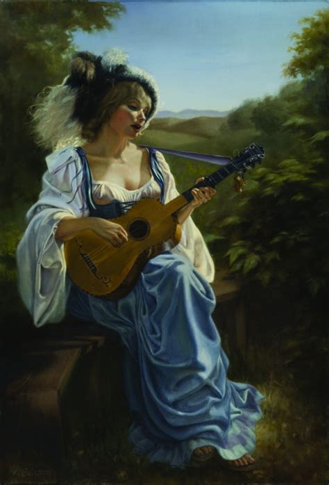 The Songstress Aka Annie Lore By Virgil Elliott Art Renewal Center