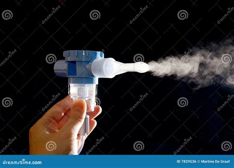 Inhalation Medication Stock Photo Image Of Breath Black 7829536