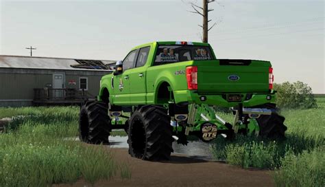 Ford F 250 Superduty Monster Truck V10 Fs19 Farming Simulator 22 Mod