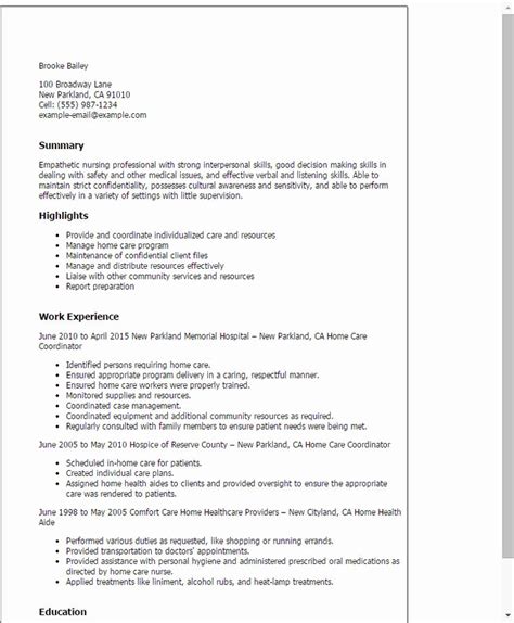 Multi faceted individual with experience in month end, financial analysis and accounting. Patient Care Coordinator Job Description Resume Fresh 2016 ...
