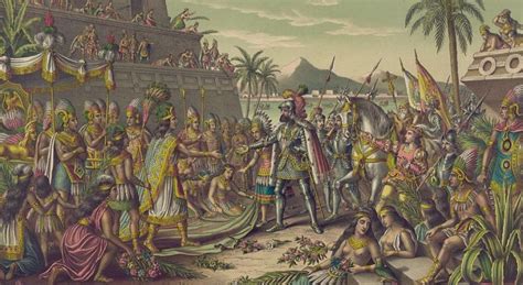 El Día Que Hernán Cortés Conoció A Moctezuma Relatado Por Los Españoles