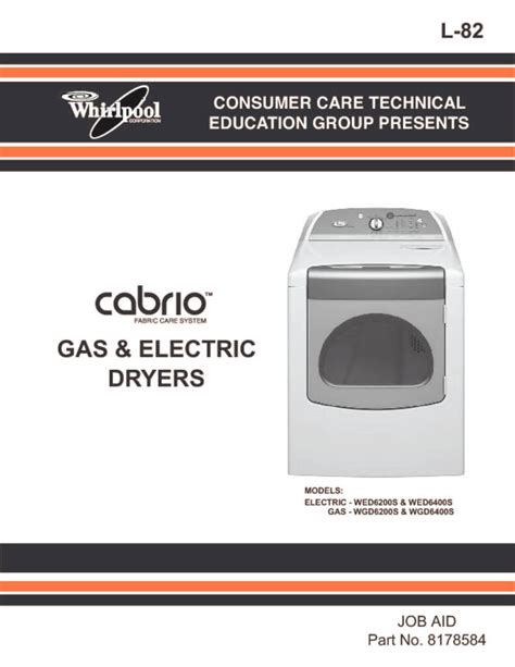 Whirlpool Electric Dryer Installation Manual Wiring Diagram And