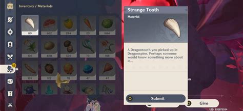 Strange Tooth 4 Genshin Impact Hoyolab