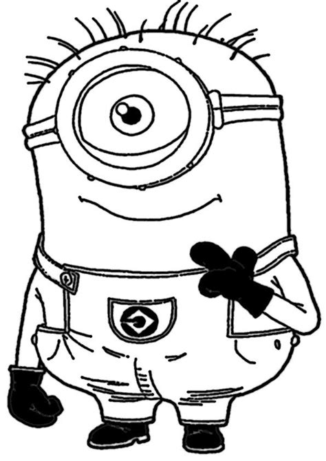 11 Beste Ausmalbilder Minions Gratis zum Drucken | Minions coloring