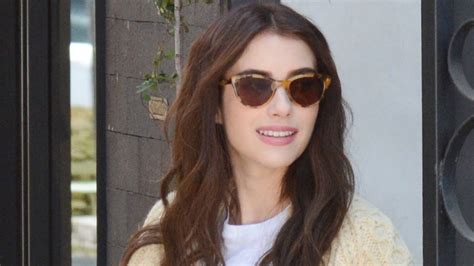 Emma Roberts Just Dyed Her Hair “1984 Brown” For This Season Of