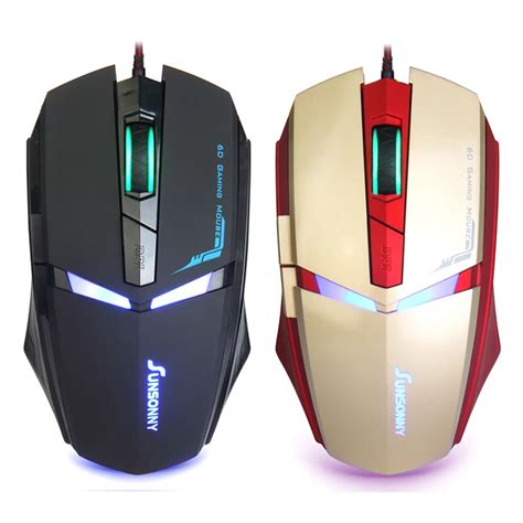 T M30 Gaming Mouse New Iron Man Mouse 2400dpi Wired Game Gaming Mouse