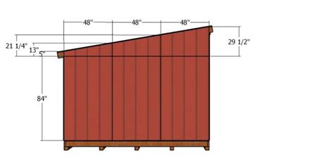12x24 Lean To Shed Roof Plans Myoutdoorplans Free Woodworking Plans