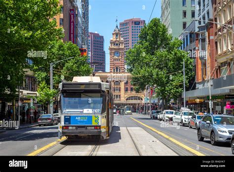 Melbourne Australia January 1 2019 Street View Of Melbourne With