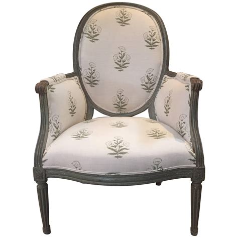 French 19th Century Louis Xvi Style Bergere Wing Chair At 1stdibs