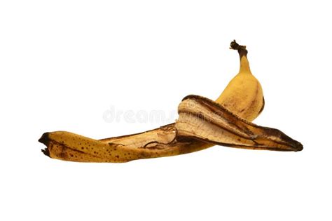 Banana Skin Isolated On White Background Stock Image Image Of Color