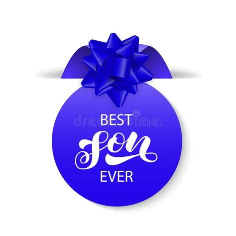 Best Sister Ever Brush Lettering Word For Banner Or Poster Vector