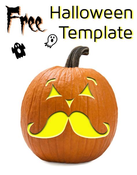 Halloween Mr Mustache Pumpkin Carving Template Ehow Pumpkin Carving
