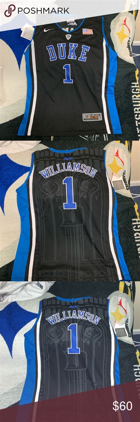 Zion williamson pelicans nike jersey (navy blue #1). Zion Williamson Authentic Duke Jersey NWT | Jersey ...