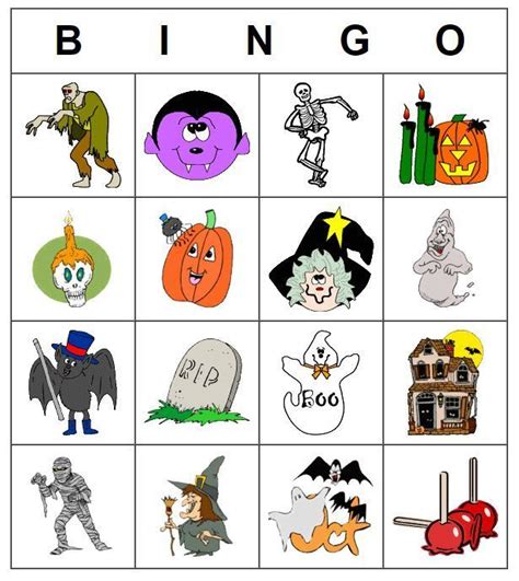 Free Halloween Bingo Cards Perfect For The Classroom Or At Home Dltks