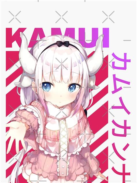 Kanna Kamui Miss Kobayashis Dragon Maid Sticker For Sale By