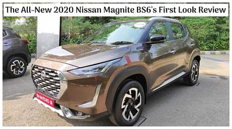 This suv has undergone through three updates and the 10. New 2020 Nissan Magnite BS6 First Look Review - The Most ...