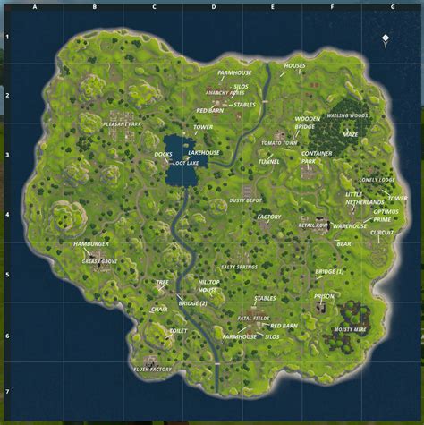I Made A Map Of Fortnite Br With Added Callouts That Me And My Friends