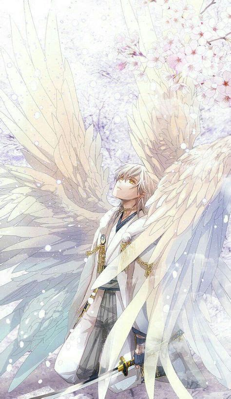 A Angel Boy Sitting Under A Tree Looking At The Sky Anime Anime