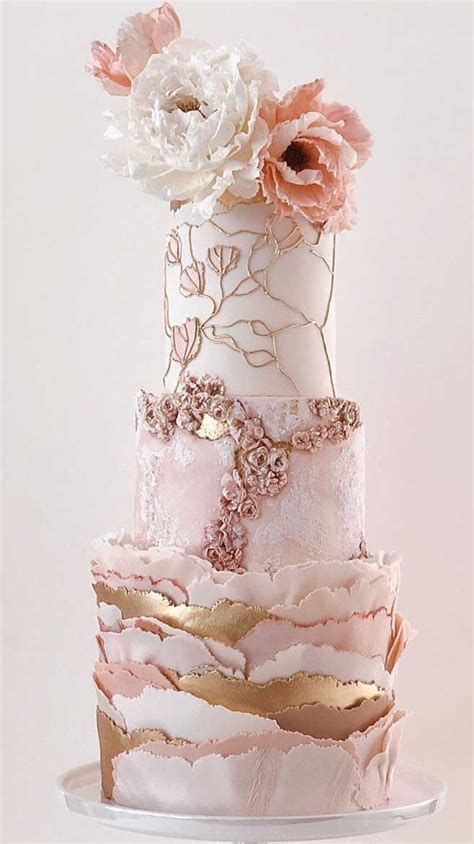 The 50 Most Beautiful Wedding Cakes Luxury Pink Wedding Cake With