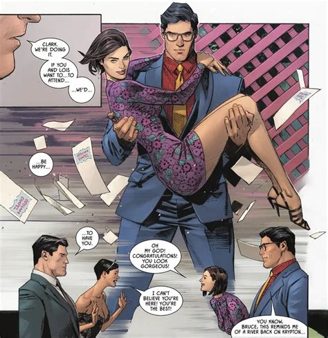 Batman Catwoman 12 Clark Kent Lois Lane Join Bruce Wayne Selina Kyle Wedding Comic Book Revolution
