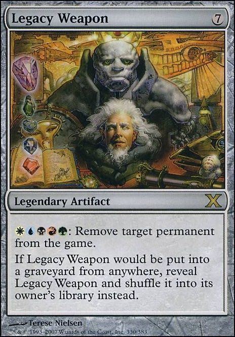 Legacy Weapon Mtg Card Magic The Gathering Magic The Gathering