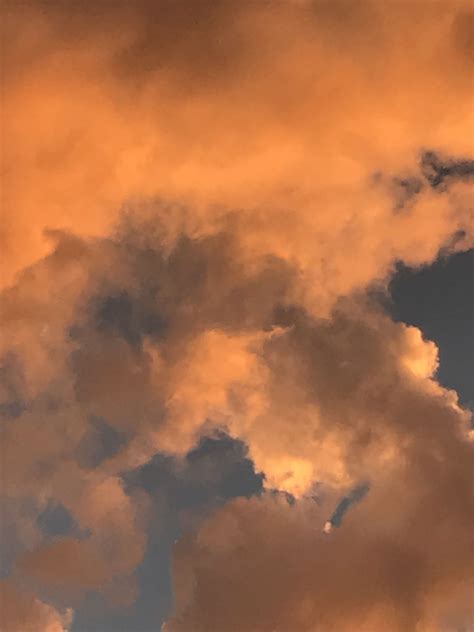 Cloud Drift Sky Aesthetic Orange Aesthetic Aesthetic Wallpapers