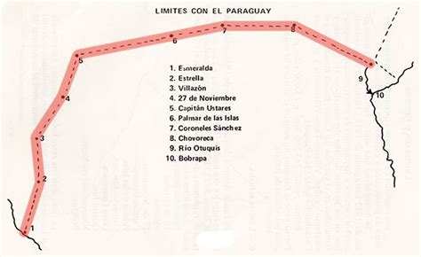 Con bolivia al norte y noroeste; Límites con Paraguay | Geografía Limítrofe de Bolivia ...