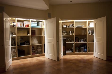 Basement bedroom ideas are more complex than this one. basement storage closet | Basement storage shelves