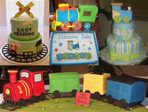 Train Themed Shower Cakes Aa Ts And Baskets Idea Blog Train Baby