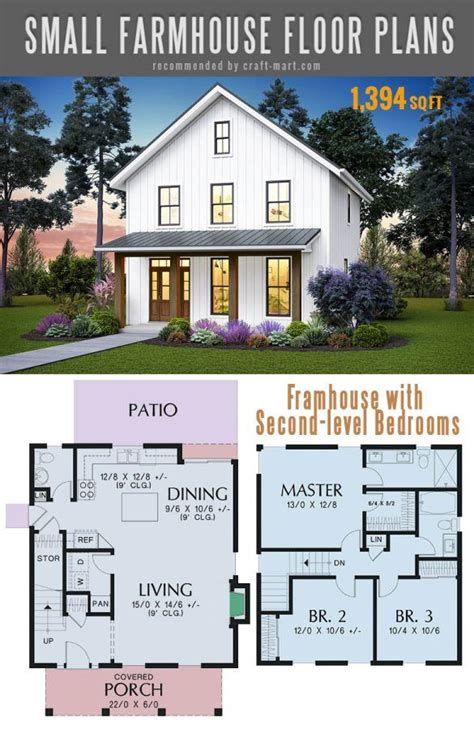 The Best Simple Farmhouse Plans Cozy Two Story Farmhouse With Second